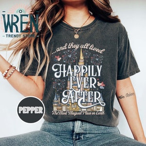 Retro Happily Ever After Comeback Tour Comfort Colors Shirt, Magic Kingdom Shirt,Reach Out And Find Your Happily Ever After, Disney Trip Tee