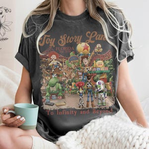 Comfort Colors Retro Toy Story Land Comfort Colors Shirt, Toy Story Tee, Disney Pixar Tee, Woody Buzz Toy Story Party, Comfort Colors Shirt image 3