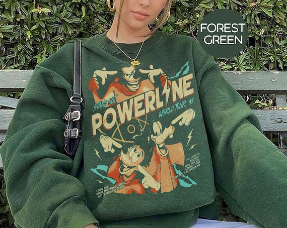 Retro Disney A Goofy Movie Powerline Stand Out World Tour T- Shirt, Disneyland Family Matching Tee, Magic Kingdom WDW Birthday 2025 Gift