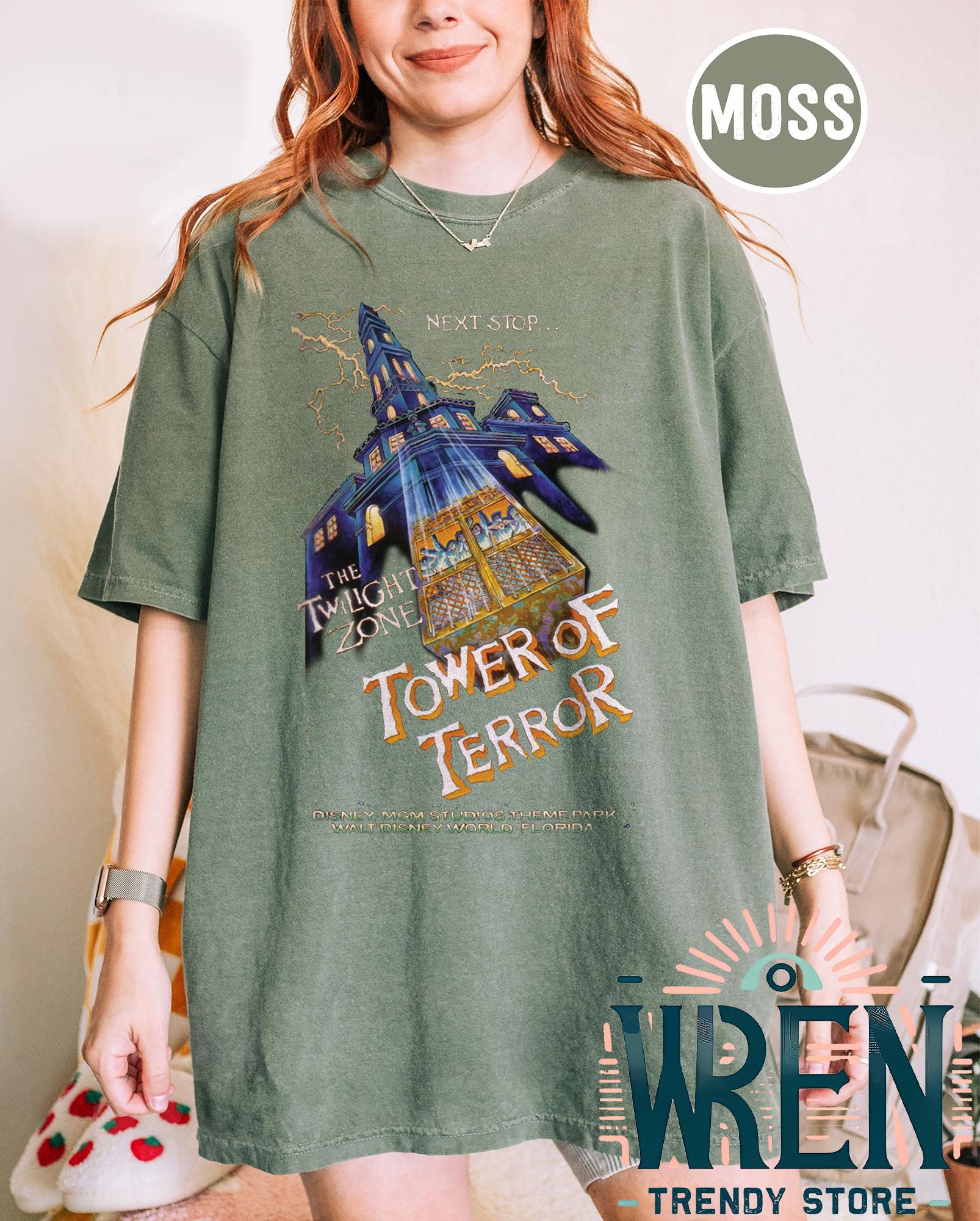 Retro Disney Tower of Terror Shirt, Vintage Twilight Zone Shirt