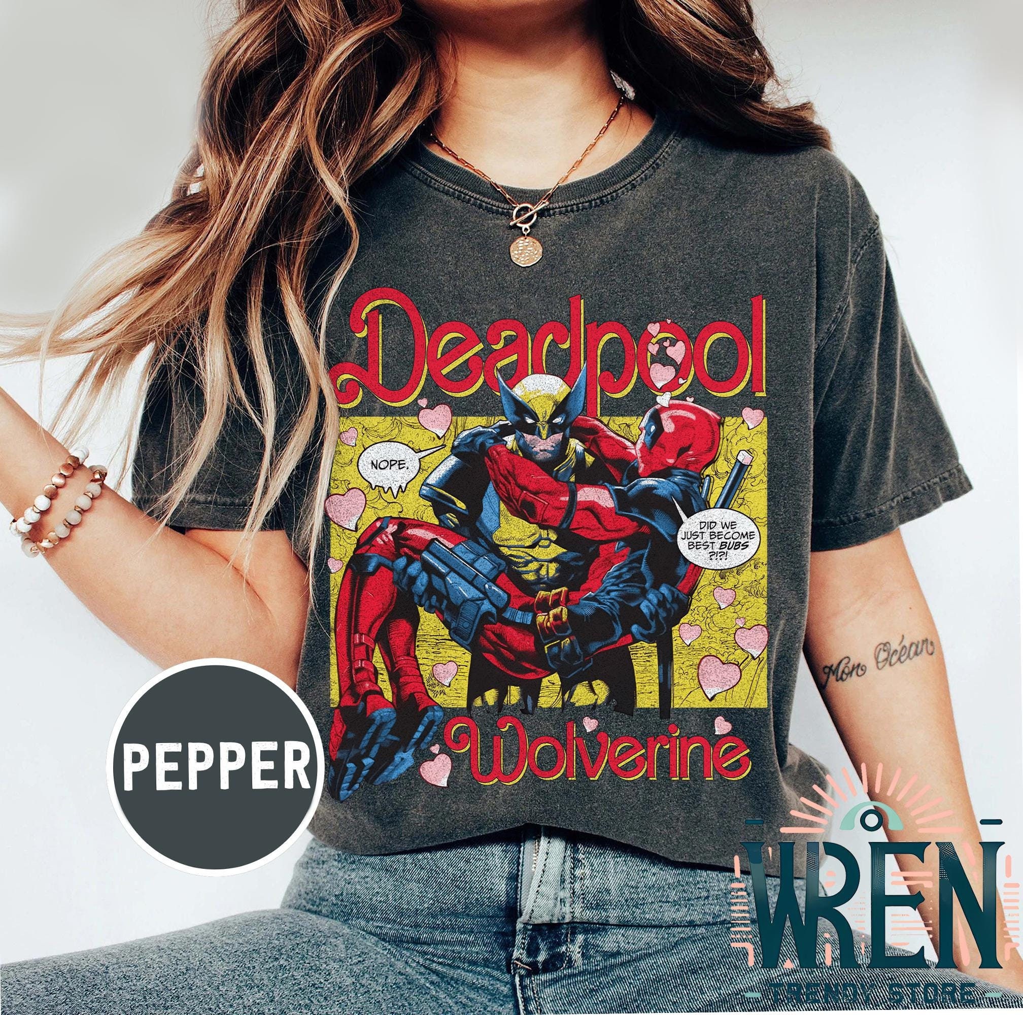 Set Di 2 Collane BFF Mezzo Cuore - Ciondoli Stitch, Deadpool E Wolverine Per Migliori Amiche E Amici