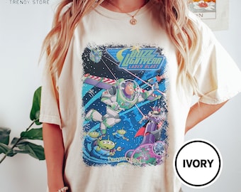 Vintage Disney Toy Story Comfort Color Shirt, Disney Pixar Toy Story Buzz Lightyear I Need My Space Shirt, Vintage Disney Family Trip 2024