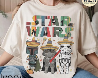 Retro Star Wars Cinco De Mayo Comfort Colors Tee
