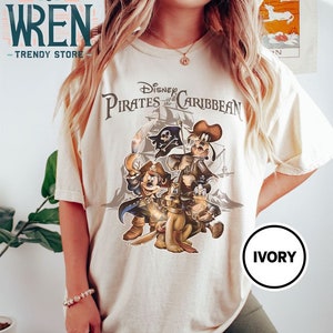 Retro Pirates of the Caribbean Disneyworld Shirt, Mickey Pirates Shirt, Disneyworld Trip 2024 Shirt, Mickey Caribbean Shirt, Disney Trip Tee