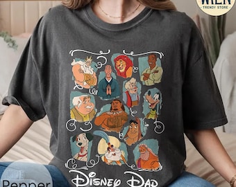 Comfort Colors® Disney Dad Shirt, Disney Best Dad Shirt, Vatertagsgeschenk, Disney Dad Era Sweatshirt, Disneyland Urlaubsreise 2025 Shirt