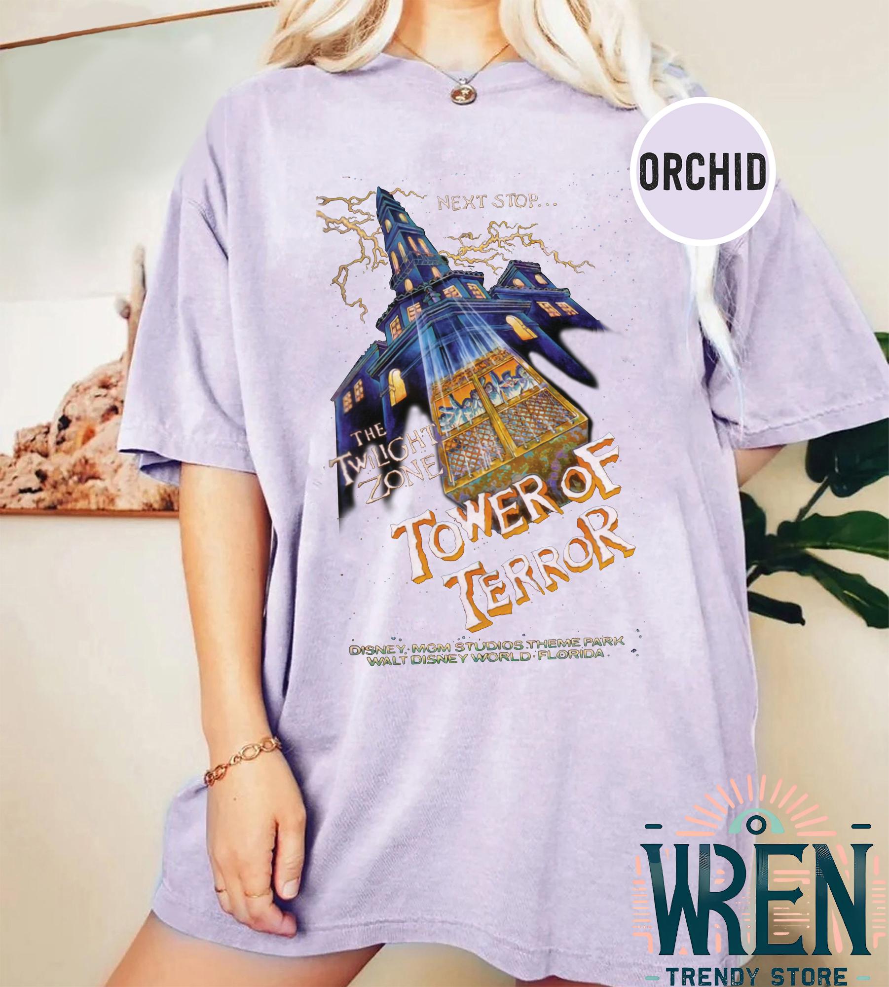 Retro Disney Tower of Terror Shirt, Vintage Twilight Zone Shirt