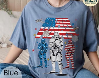 Retro Star Wars Fourth of July, Disney 4th of July Shirt, USA Shirt, Disney Fourth of July Matching Family Tees, America Shirt, USA Pride