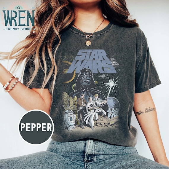 Retro Disney Star Wars Shirt, Vintage Star Wars Comfort Colors Shirt, Star  Wars A New Hope Faded, Disneyworld Shirts, Disney Family Shirts - Etsy