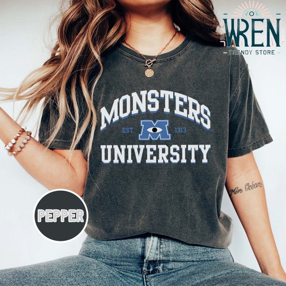 Retro Monsters University Shirt, Disney Shirt, Funny Shirt, School Shirt, Teacher Shirt, Disney Trip Tee, Unisex Graphic Shirt, Movie Shirts