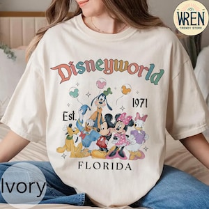 Retro Disneyworld Florida Shirt: Mickey and Friends Family Vacation