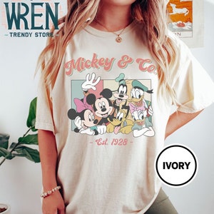 Retro Mickey & Co Shirt: Disneyland Family Vacation Tee