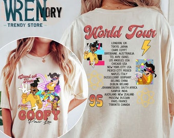 Vintage Disney Powerline Shirt, Disney 90er Jahre Ein Doof Film Powerline Stand Out Tour 95 Shirt, Magic Kingdom T-Shirt, Disneyland Familienausflug Shirt
