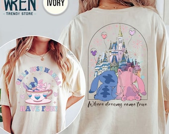 Vintage Disney Stich Mädchen wollen Spaß haben Shirt, Disney Girl Trip Shirt, wo Träume wahr werden, Disneyworld Shirt, Disneyland Shirt