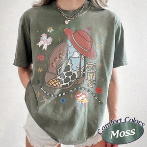 Retro Disney Vintage Jag visste det Jag visste dig T-shirt, TS och Toy Story 5 vänskapströja, Woody Buzz Lightyear T-shirt, Disneyland Toy Story-familjen bild 6