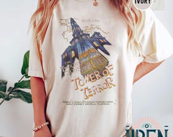 Retro Disney Tower of Terror Shirt, Vintage Twilight Zone Shirt