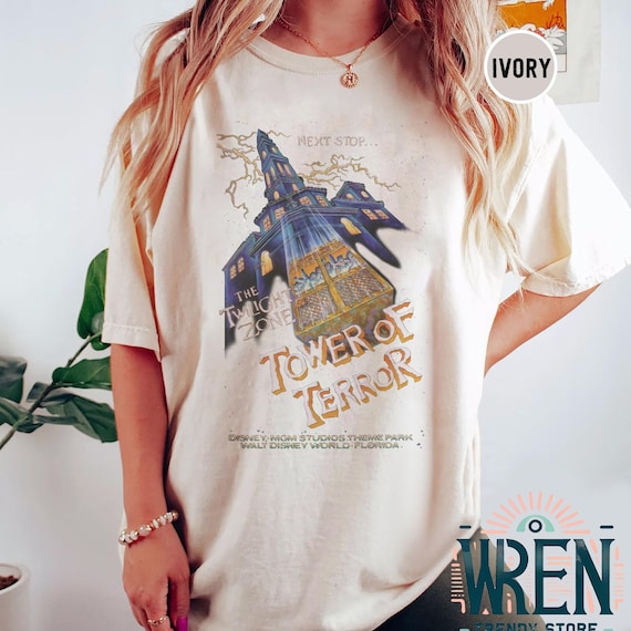 Retro Disney Tower of Terror Shirt, Vintage Twilight Zone Shirt