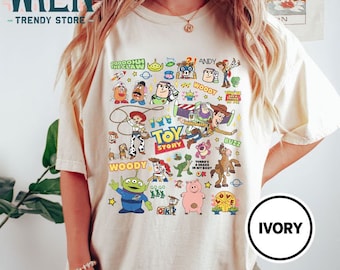Disney Toy Story Est 1995 Comfort Colors Shirt, Disney Toy Story Characters Group shirt, Disney Family Vacation Trip, Disney Trip 2024 Shirt