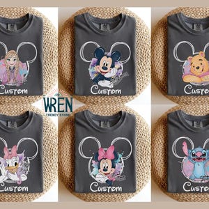 Custom Disney All Characters Shirt, Mickey Friends Shirt, Toy Story Shirt, Star Wars Shirt, Disney Princess Tee, Disney Family Matching Tees