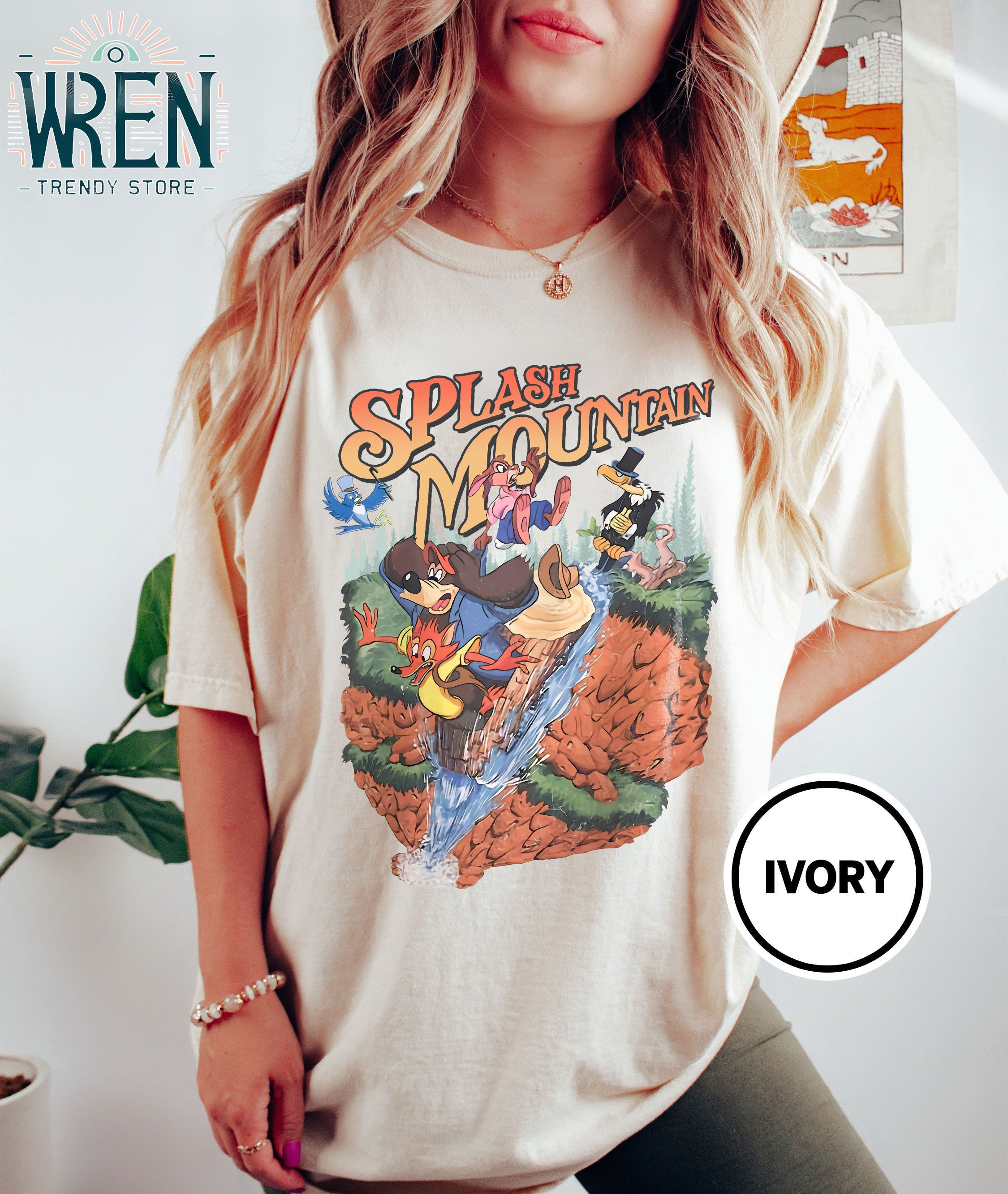 Retro Splash Mountain Shirt: Vintage Disneyland Tee - Etsy