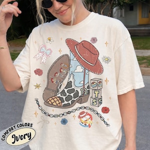 Retro Disney Vintage Jag visste det Jag visste dig T-shirt, TS och Toy Story 5 vänskapströja, Woody Buzz Lightyear T-shirt, Disneyland Toy Story-familjen bild 1