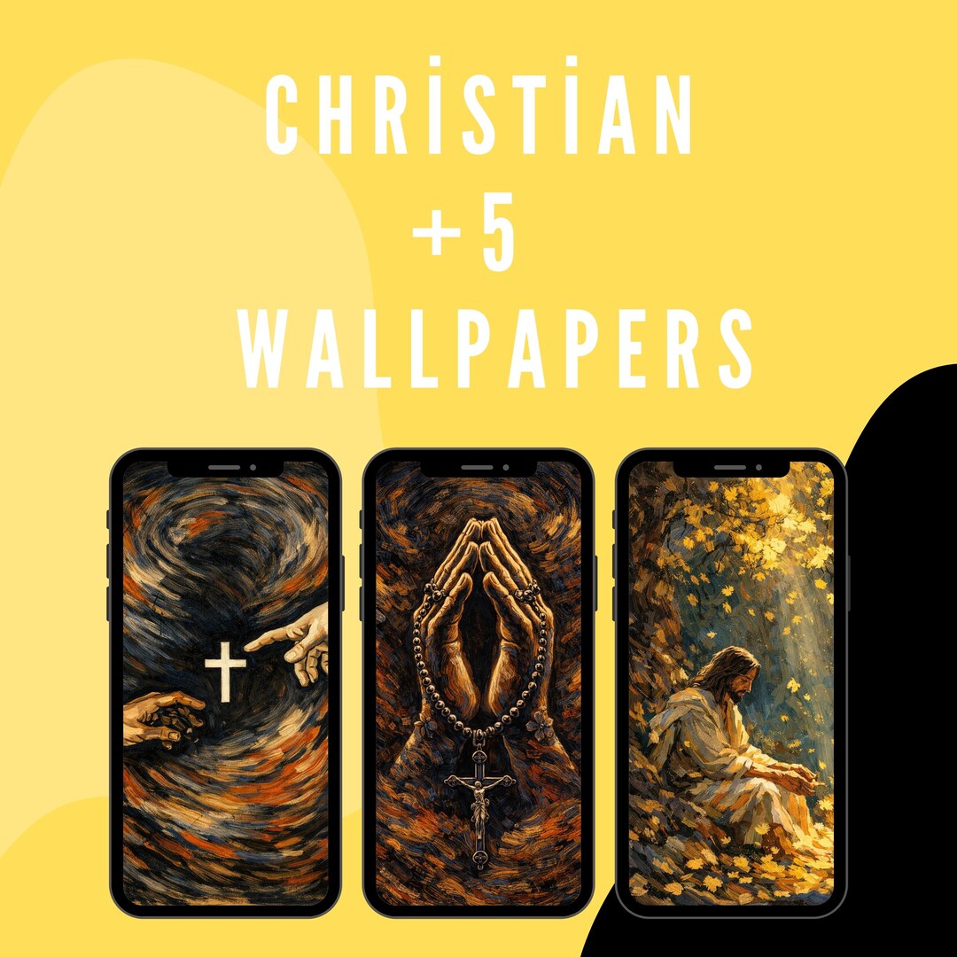 Christian Jesus iPhone Wallpaper Digital Download Religious Art ...