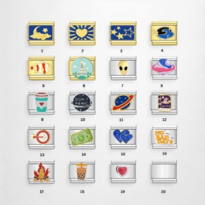 Italian Charms,  Italian Bracelet, Evil Eye Charms, Y2K Bracelet, Heart Charms, Custom Charm Bracelet, Matching Bracelets, Fish Charms