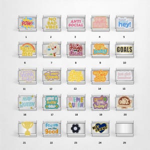 Italian Charms for Bracelets, Y2K Jewelry, Italian Bracelet Charms, DIY Women Jewelry, Sterling Silver Italian Charm, Italy Charm, Gift for