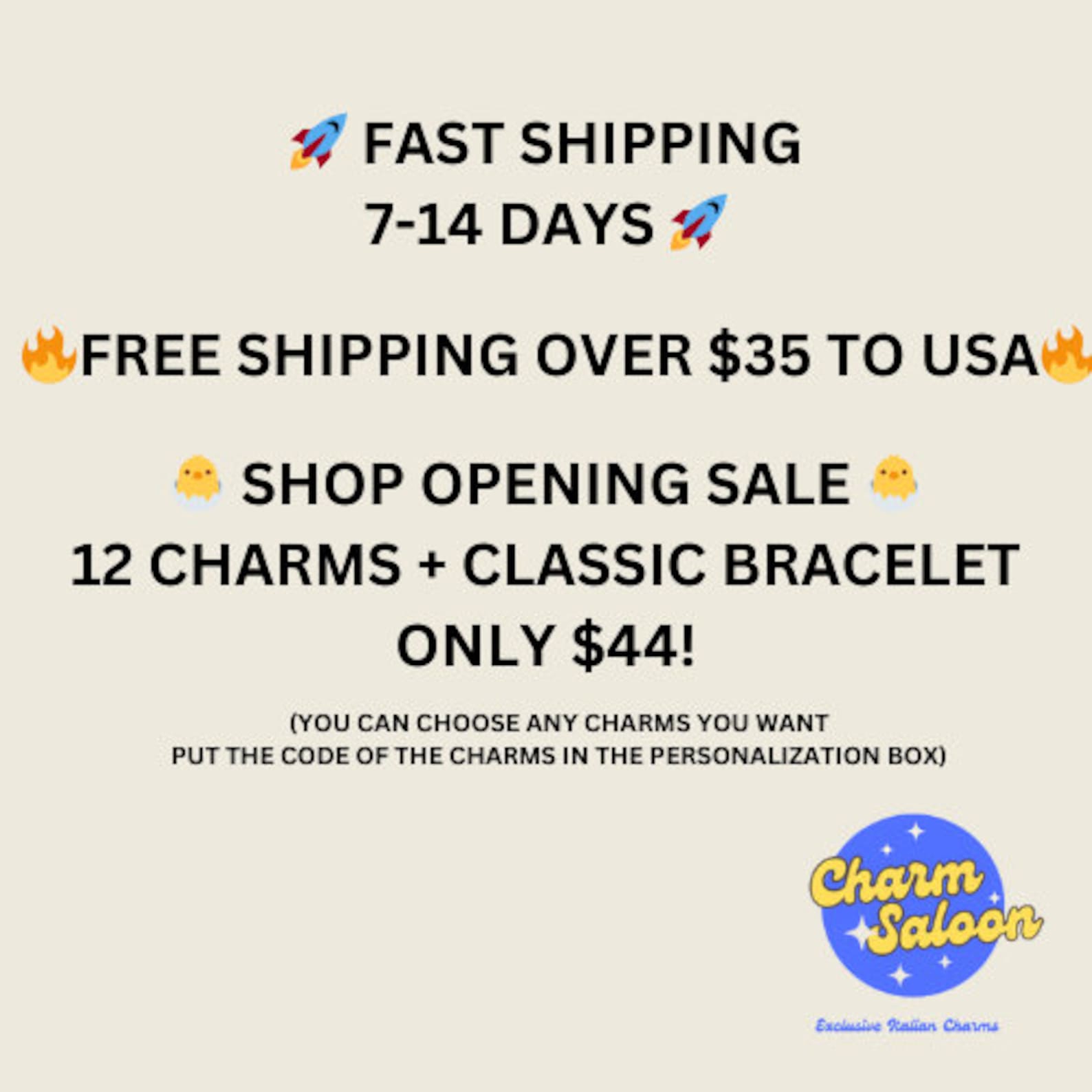 Italian Charms, 9mm Charms, Italian Bracelet Charms, Italian Charm