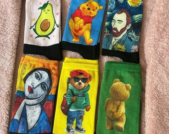 PRİNTED SOCKS, SOCKS,