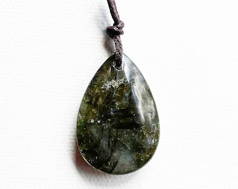 Labradorite Pear shaped pendant