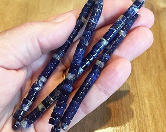 Sodalite heishi beads—6mm