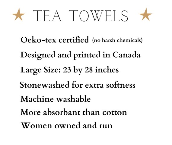 Kitchen Towels  Canadian Linen