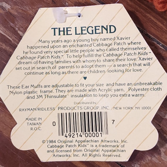 Cabbage Patch Kids Ear Muffs Gem