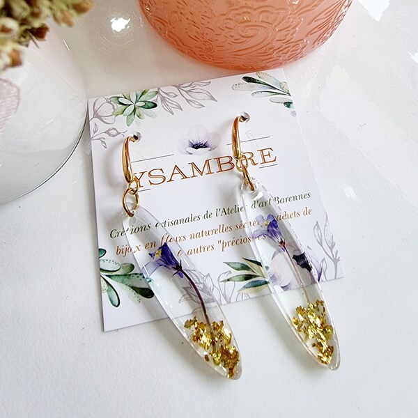 boucles d'oreilles "Oriane"