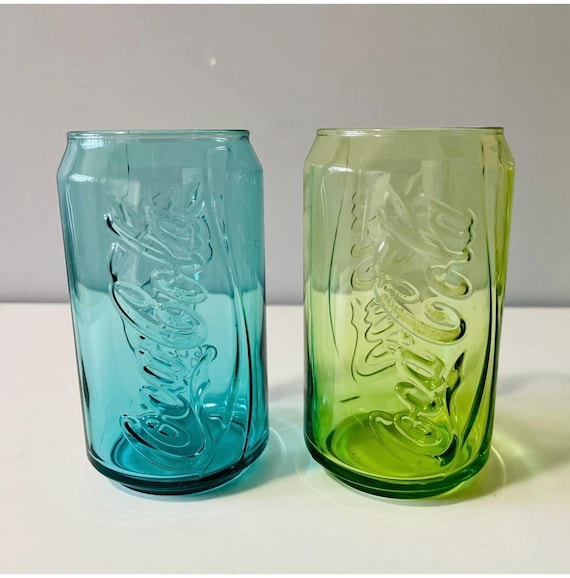 Coca Cola Can Shaped Glass Tumbler Issued by Mcdonalds - Vintage