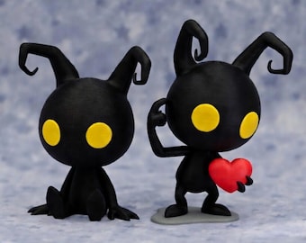 Figuras de Sombras Sin Corazón: Regalo para parejas nerds, adorno de San Valentín impreso en 3D, decoración de escritorio para gamers