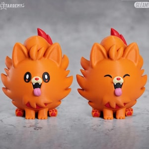 Pombon Pokémon Wind & Waves Figure – Cute Chibi Collectible – 2 Expressions – 7cm 10cm 14cm – Full Colour 3D Printed