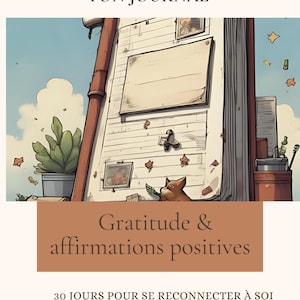 30-Day Gratitude Journal and Positive Affirmations Printable PDF Well-being and Personal Development