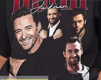 Retro hugh jackman shirt , vintage t-shirt, unisex , youth