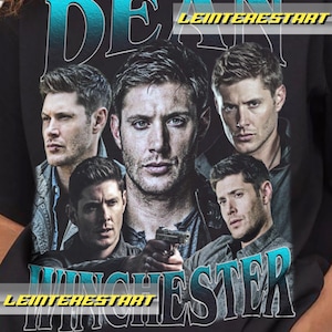Retro Dean Winchester shirt ,vintage t-shirt, unisex , youth