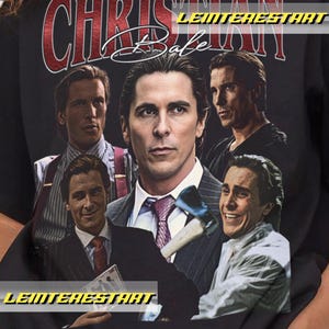 Retro Christian Bale shirt , vintage t-shirt, unisex , youth