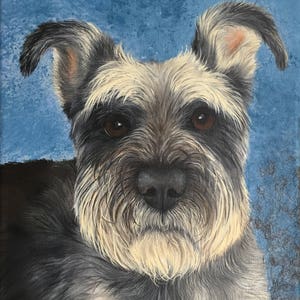 Pet Portrait Painting Custom Pet 8x10 Canvas Art Hand Painted by Sharon Lamb Pet Loss Gift Certificate Pet Lovers Custom Painting image 8