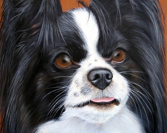 Custom Pet Portrait Pet Painting Hand Painted Animal Art Dog Cat Horse Artist Hand Painted Art Sharon Lamb