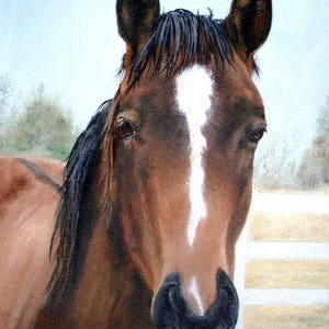 Pet Portrait Custom Pet Painting 6x8 Your photo Dog Cat Horse Any Animal Gift Pet Memorial Pet Art Sharon Lamb paintings by SL image 6