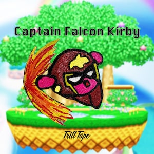 Captain Falcon Kirby Grip Tape Sticker