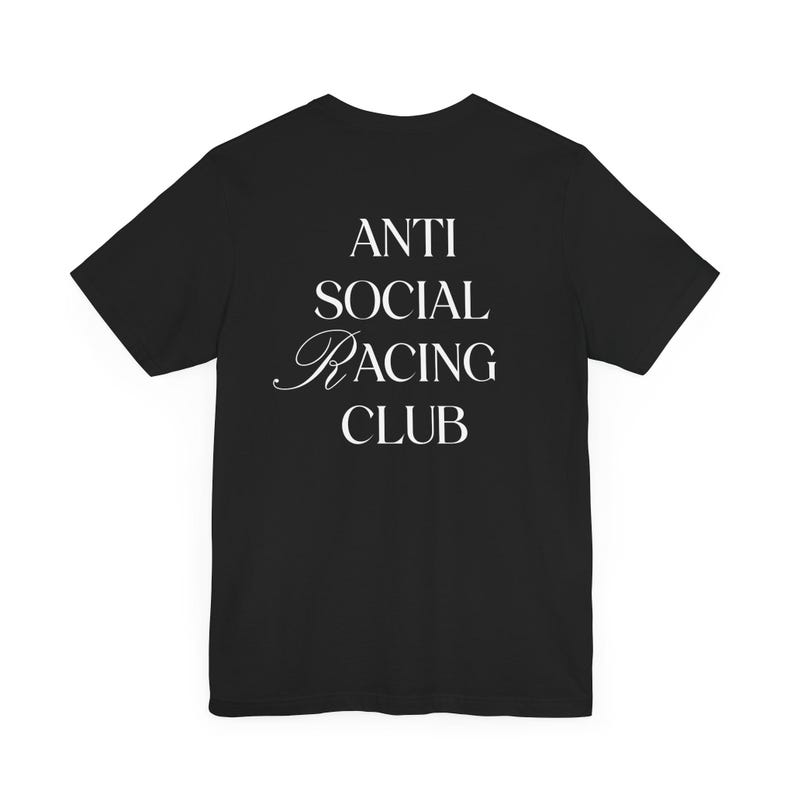 Aesthetic Formula 1 Tshirt F1 Merch Anti Social Racing Club Graphic