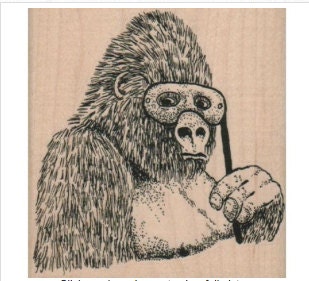 Banksy Gorilla - Etsy