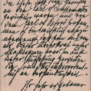 May include: A handwritten note on a light pink paper with black ink. The note reads "John Murray, 1900. so restrict die these, da&szlig; diese Gerichten an defe Carl of Southathpton gerichting waren uns von dent Harl of Oxford Herfen. men. If wind wirftlich eksezn nberhengt, dass erlin Augerer. als Neste Abipokrat unser Shakespeare brat. Hue dust Reher Schuffassung geweeten, die sond te abstewordent- Mich on best&auml;ndlichkeit. Ihr sehr erhebener frend".