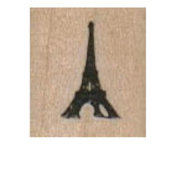 small Eiffel Tower rubber stamp,  cushioned stamp art and craft supplies   tateam  Item 2925  Paris France
