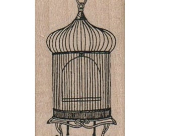 Victorian Birds Cage stamp unMounted sello de goma número 17131